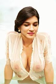Kriti Sanon in Transparent Dress Shows Her Juicy Tits