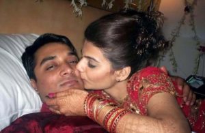 honeymoon seductive lip locking by wife leaked photo