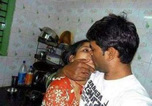 horny desi indian couple seductive lip locking leaked naked photograph