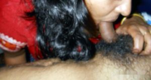 hot indian housewife giving blowjob