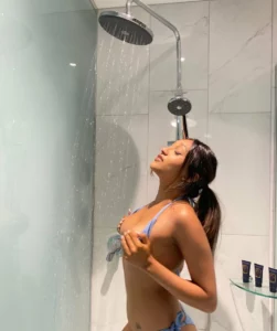  teen in shower