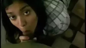 stunning Indian girl blowjob