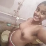 Hot Tamil Wife Topless In Bathroom Photos