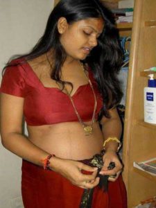 Desi Bhabhi hot in red dress