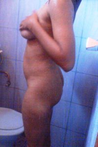 Desi indian babe taking bath naked