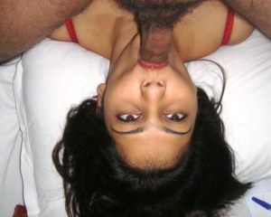 indian babe sucking dick