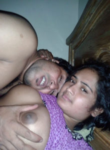 big tits Indian Aunty with her lover