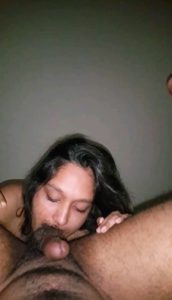 hairy balls licking