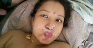 cum shot on desi babe