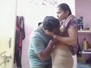 tamil maid boob press